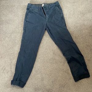 Gap Khakis Navy Blue Men’s 29x30 Lived In Straight Casual Chunk Pants
